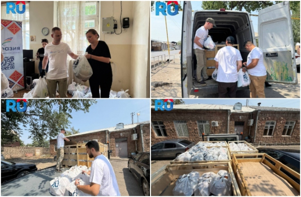 Первая партия гуманитарной помощи дошла до адресатов в Армении